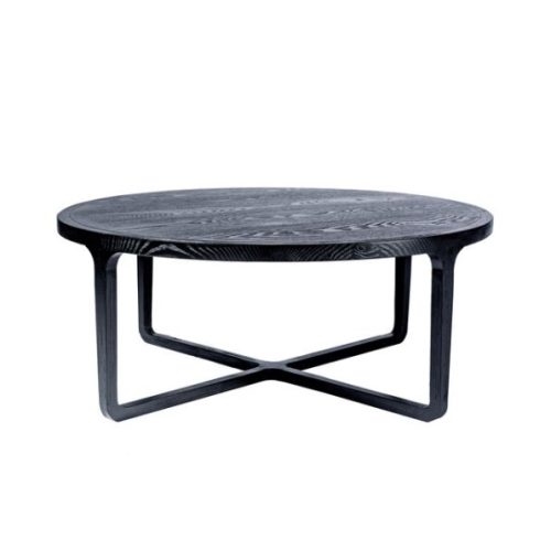 שולחן קפה הוואנה עגול פלטה עץ (מגוון צבעים)